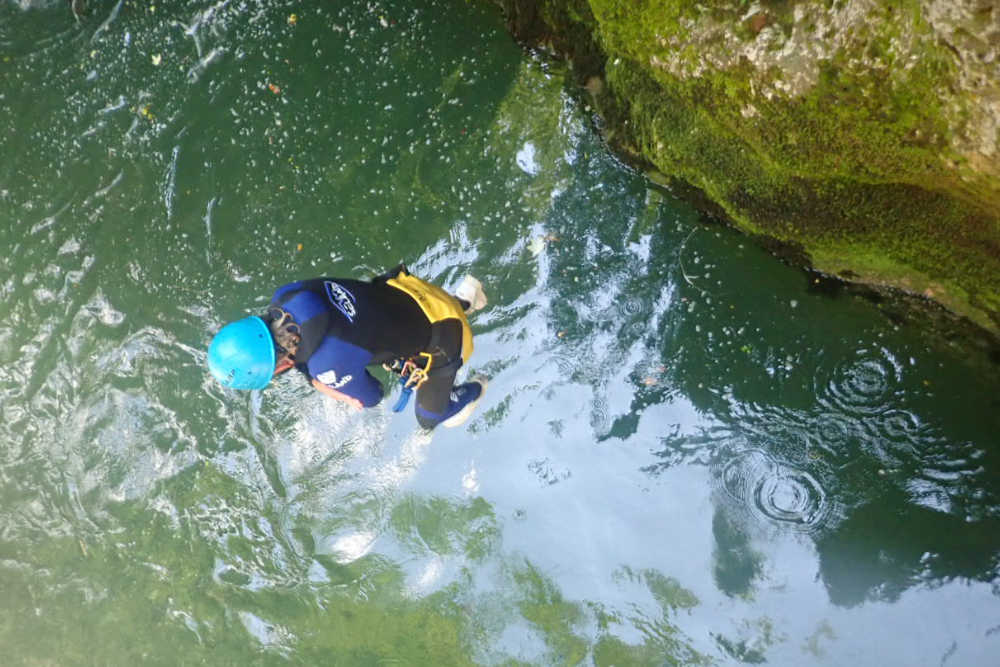 saut en riviere randonne aquatique annecy